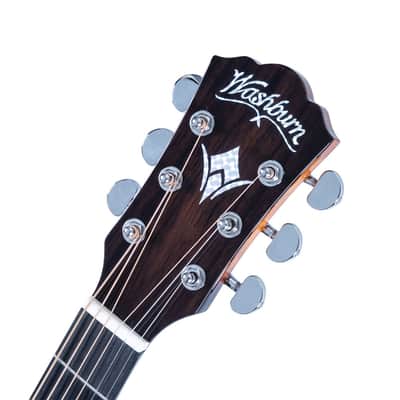 Washburn WCG10CE Comfort Series Grand Auditorium Cutaway Acoustic Electric Guitar - Desert Sunset (WCG10CE-U) image 4