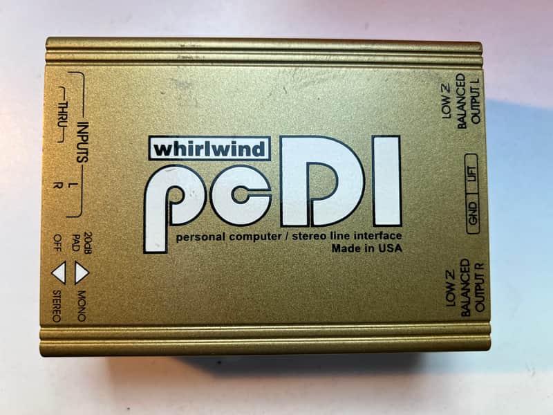 Whirlwind PCDI Stereo Direct Box image 1