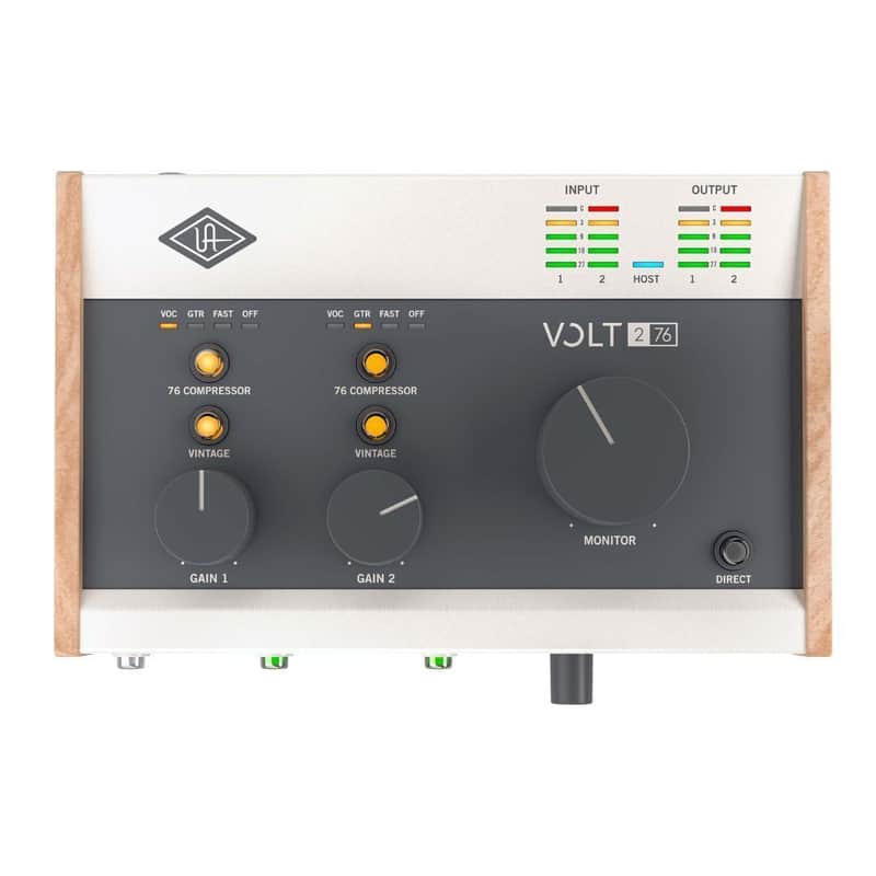 Universal Audio VOLT-276 USB Audio Interface with UA Compression, Vintage Mic Preamp Mode, and Curated Suite of Audio Software image 1