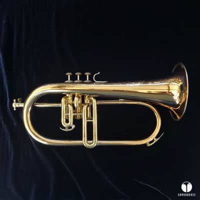 F.E Olds L12 flugelhorn Re-o-Loy #17 mouthpiece case GAMONBRASS imagen 9