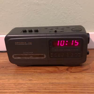 Cassette Radio Alarm Clock - SERVICED image 1