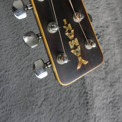 1970s Yamaki F-150 Dreadnought Acoustic Guitar MIJ w/ Hard Case image 8