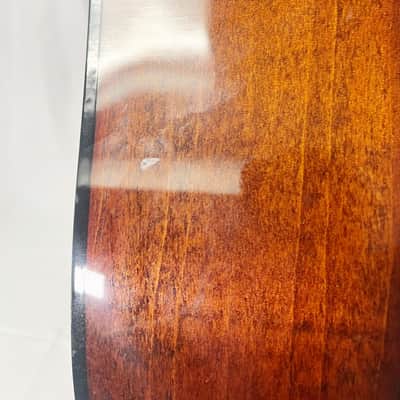 Jasmine S45 SK Natural/Gloss Acoustic Dreadnought W/Hard Case 2000s - Clear Gloss image 15