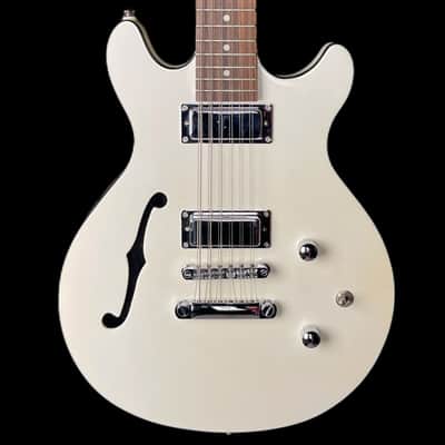 Daisy Rock Retro-H 12 String Electric Guitar in White Pearl W/ Gigbag image 1