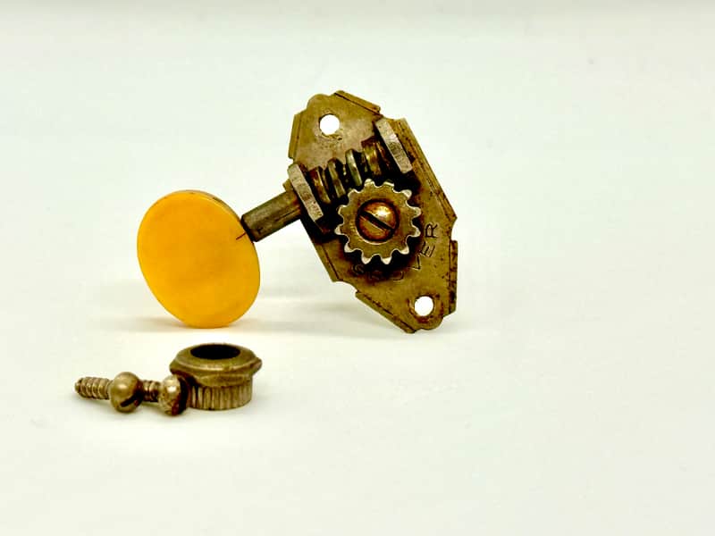 Vintage 1930's Grover Open Back Single Treble Side Guitar Tuning Key-Pre -War-Martin-Gibson image 1