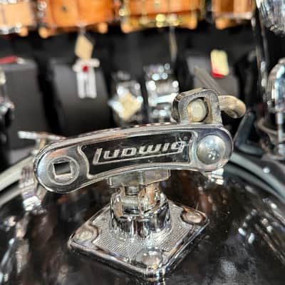 Vintage 1970's Ludwig 3-Ply Classic Maple with Re-Rings 3-Piece 13/16/22 Drum Kit Set in Black (Rm4) image 11