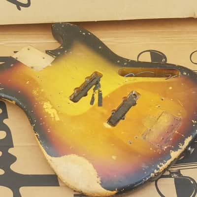 1964 FENDER JAZZ BASS BODY USA image 9
