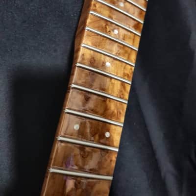 Master Grade Roasted Birdseye maple one piece Strat neck image 10