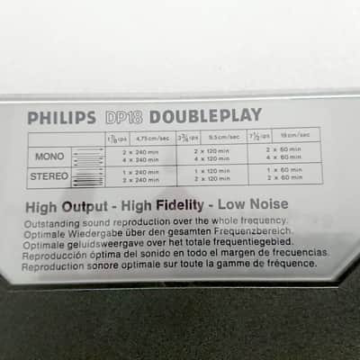 Philips DP 18 7-inch double play audio tape (set of 2 (TWO)) - in original plastic cases image 3