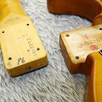 Rare model Fender Japan Telecaster '62 reissue TL62-60 Charcoal Burst finish Made in Japan image 22