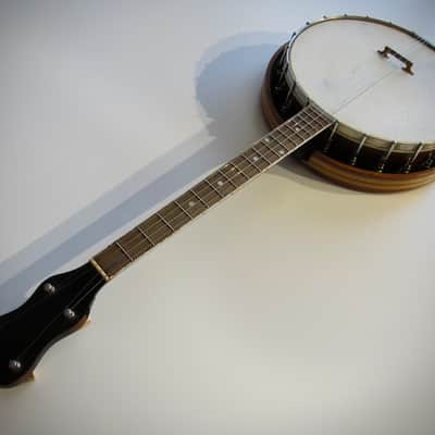 Gibson Tenor Banjo Model TB-1 Four String with Resonator Circa-1925-Dark Sunburst image 5