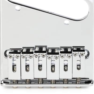Gotoh GTC202 6-saddle T-style Bridge - Chrome image 2