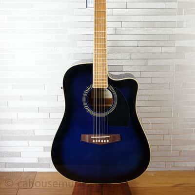 Ibanez PF15ECE Performance - Trans Blue Sunburst image 10