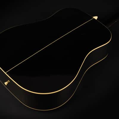 1989 Sigma by Martin DM-4B - Black | Korea Vintage Dreadnought Acoustic Guitar Solid Top | Case image 13