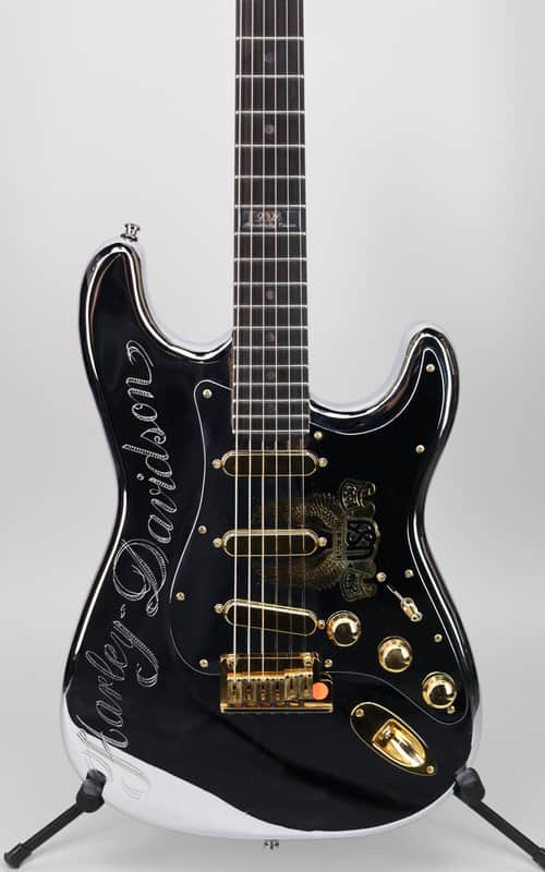 Used 1993 Fender Custom Shop Harley Davidson Strat Chrome/Aluminum image 1