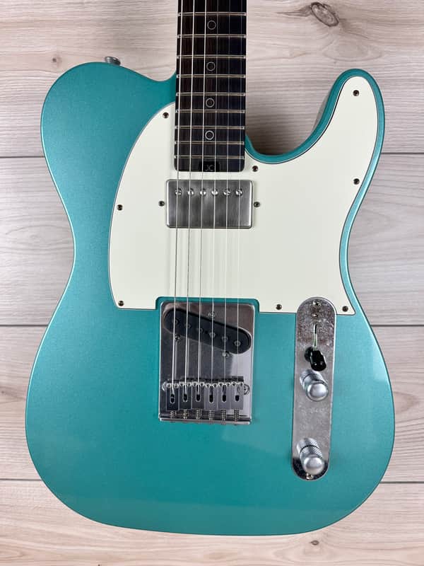 Schecter USA Custom Shop Nick Johnston PT Wembley 2022 - Teal Green Metallic Aged Nitro image 1