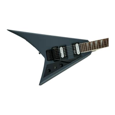 Jackson JS Series Rhoads JS32 6-String Right-Handed Electric Guitar with Poplar Body, Maple Neck, and Amaranth Fingerboard (Satin Gray) image 3