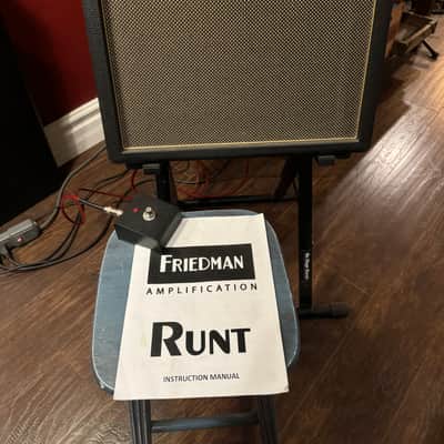 Friedman Runt 20 2-Channel 20-Watt 1x12" Guitar Combo 2016 - Present - Black image 9
