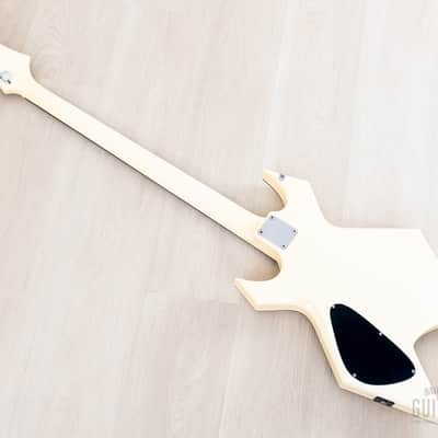 1985 B.C. Rich Warlock Bass NJ Series White Nikki Sixx w/ Active Preamp, Japan image 13