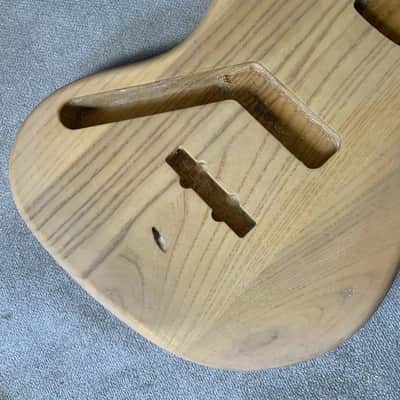 Lefty Ash Wood 4 String Jazz Bass Style Body DIY Project image 2