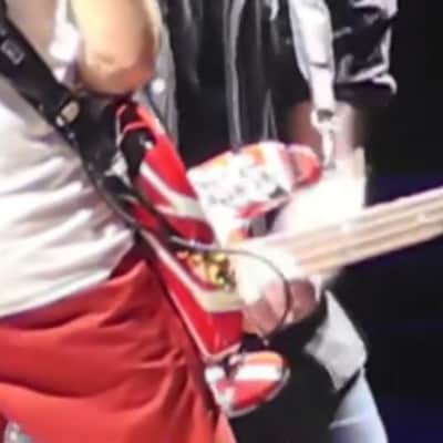 Charvel EVH Art Series Tour 2012 - Van Halen Striped and Stage Played Guitar image 10