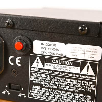 Crest Audio CD-1500 2-Channel Power Amplifier CG01Z4K image 10