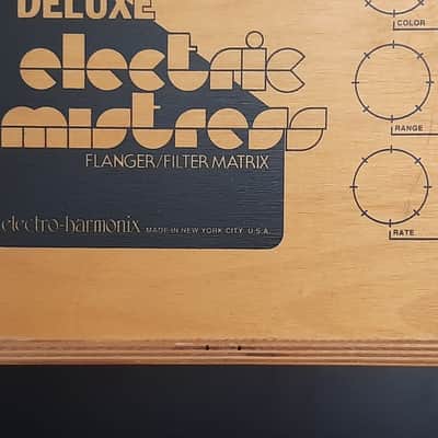 2000s - Vintage Electro-Harmonix Deluxe Electric Mistress Reissue with 24V Adapter 2008 - 2014 - Silver / Black image 16