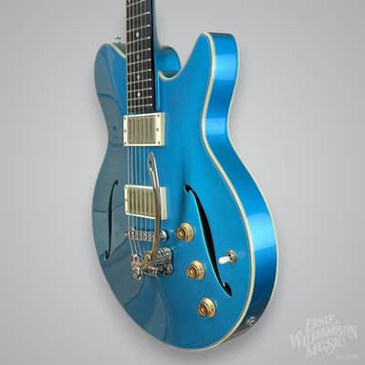 Eastman Romeo LA Hollowbody - Celestine Blue w/ Hardshell Case image 2