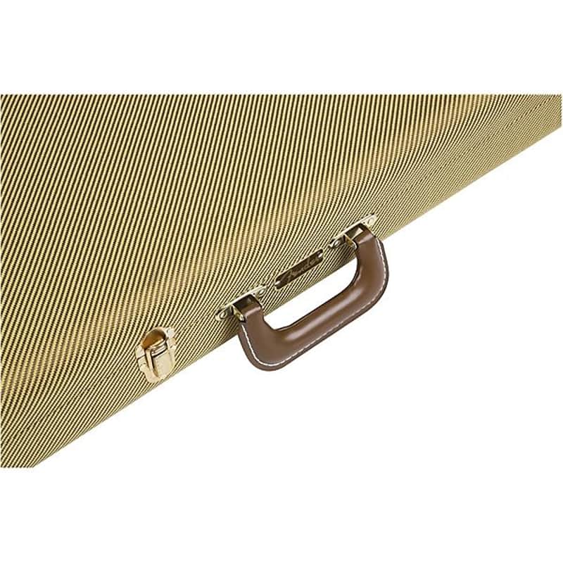 Fender G&G Deluxe Precision Bass Hardshell Case, Tweed with Red Poodle Plush Interior 2016 image 4