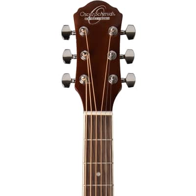 Oscar Schmidt OG10CESM Concert Cutaway Acoustic-Electric  Guitar, Spalted Maple image 7