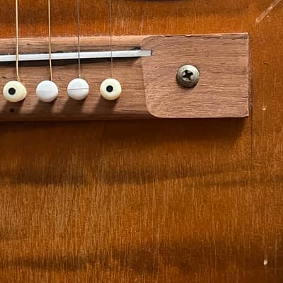 Silvertone F-61 Parlor Acoustic Guitar 1960’s - Sunburst image 4