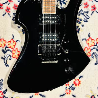 2000 B.C. Rich Mockingbird N.J. Neck-Thru Series - Made In Korea - Black image 3