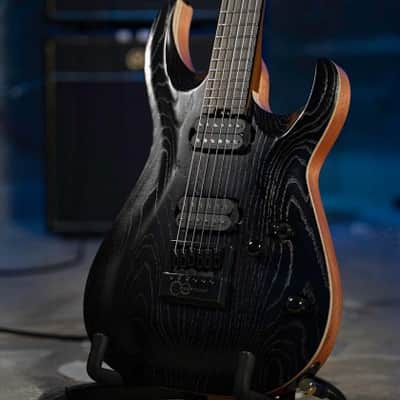 Cort KX700 OPBK | KX Series Evertune Double Cutaway Electric Guitar. Open Pore Black. New with Full Warranty! image 15