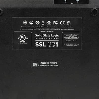 Solid State Logic UC1 Advanced Plug-in Controller – SSL DAW Control Surface image 8