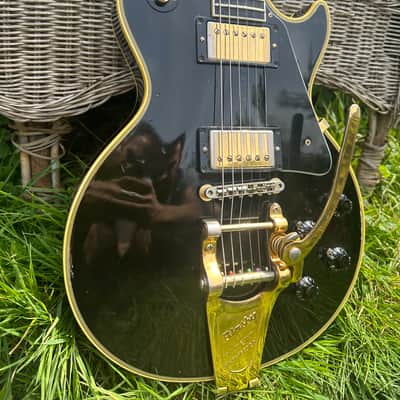Gibson Les Paul Custom W/ Bigsby (1957 Black Beauty) 1999 - Black/Ebony image 3