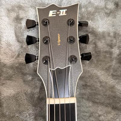 ESP E-II Viper Baritone 2019 - Charcoal Metallic Satin image 5
