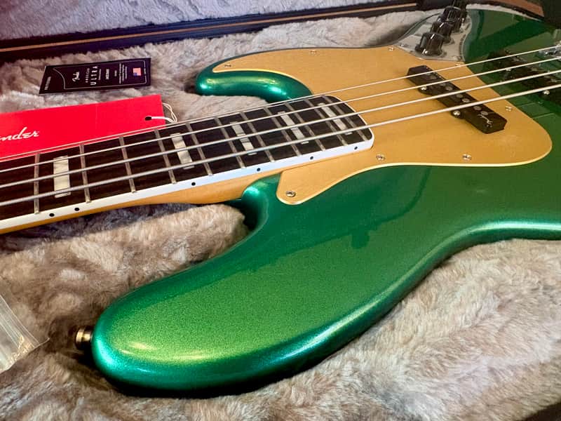 Fender Ultra Jazz Bass Limited 2023 - Mystic Pine Green image 1
