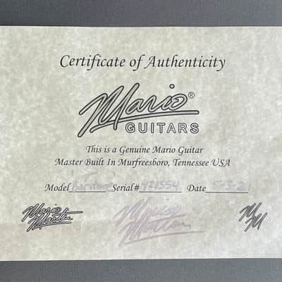 Mario Guitars 2021 Baritone T-Style Blue Metallic finish NEW (Authorized Dealer) image 9