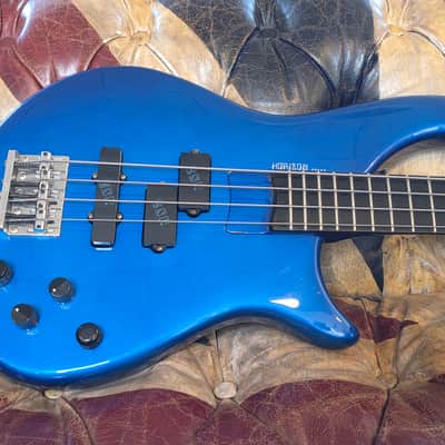ESP Custom Shop Horizon Bass "The Smurf" Precision Jazz PJ Bass Guitar image 6