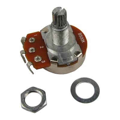 Musiclily Metric Full Size 18mm Split Shaft Linear Taper B500K Guitar Pot Potentiometers (Pack of 2) image 4