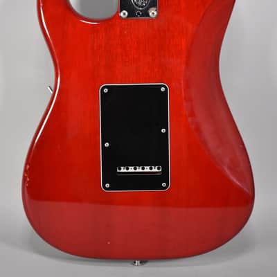 2004 Fender FSR American Deluxe Mahogany Stratocaster Crimson Red image 4