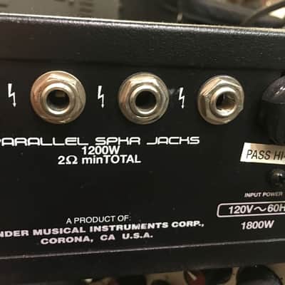 Fender 1200 WATT TUBE BASS HEAD image 5