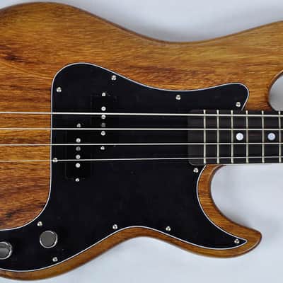 G&L LB-100 USA Custom Monkey Pod Bass in Natural Satin image 3