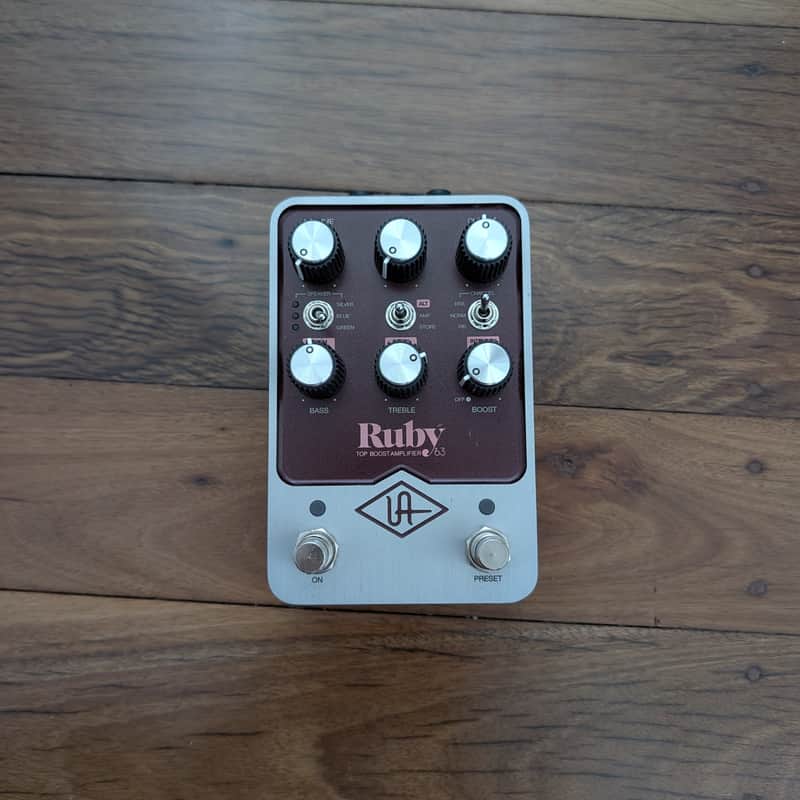 Universal Audio Ruby â63 Top Boost Amplifier 2022 - Present - Ruby / Silver image 1