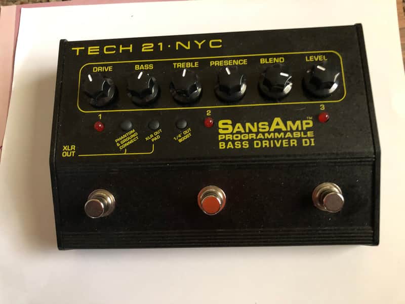 Tech 21 Sansamp Programmable Bass Driver