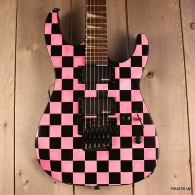 Jackson X Series Soloist SLX DX Electric Guitar Checkered Past -Custom "PINK PONY CLUB " one off ! image 2