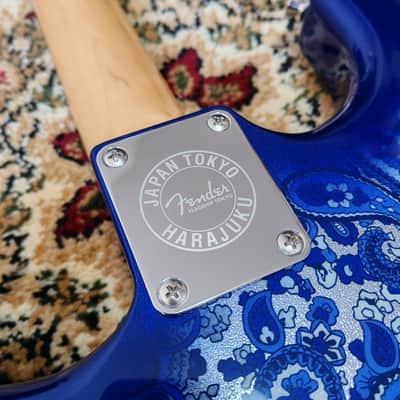 2025 Fender Japan Limited Edition Indigo Paisley Stratocaster, Fender Flagship Tokyo Store Exclusive Color, MIJ JD25 image 4