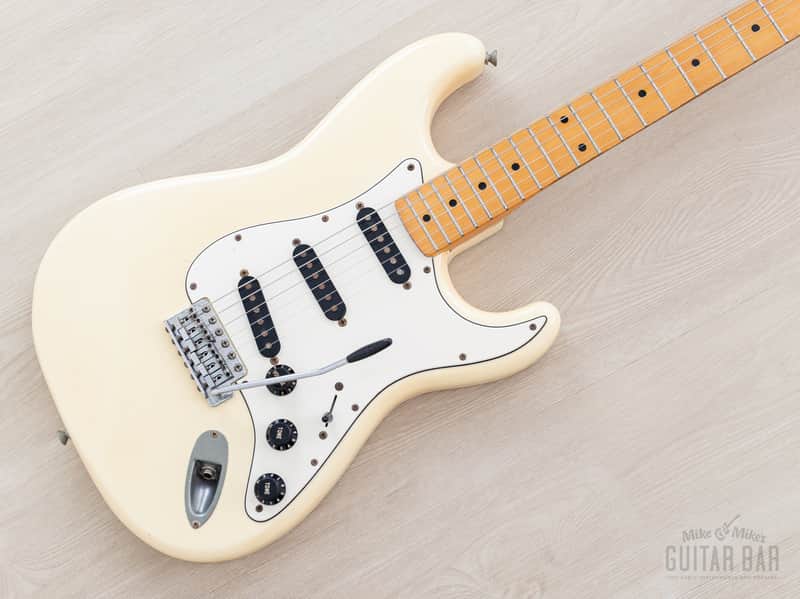 1984 Fender Stratocaster ‘72 Vintage Reissue ST72-55 Olympic White E-Serial, Japan MIJ Fujigen image 1
