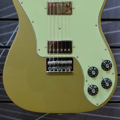 Fender Artist Chris Shiflett Telecaster Shoreline Gold Electric Guitar Incl Hardshell Case image 1