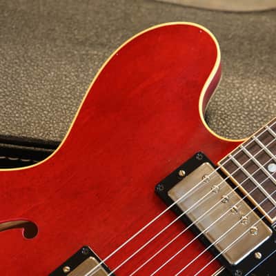 Minty! 2022 Gibson Custom Shop Murphy Lab '61 ES-335 Reissue Semi-Hollow Electric Guitar Ultra Light Aged Cherry + COA OHSC image 3